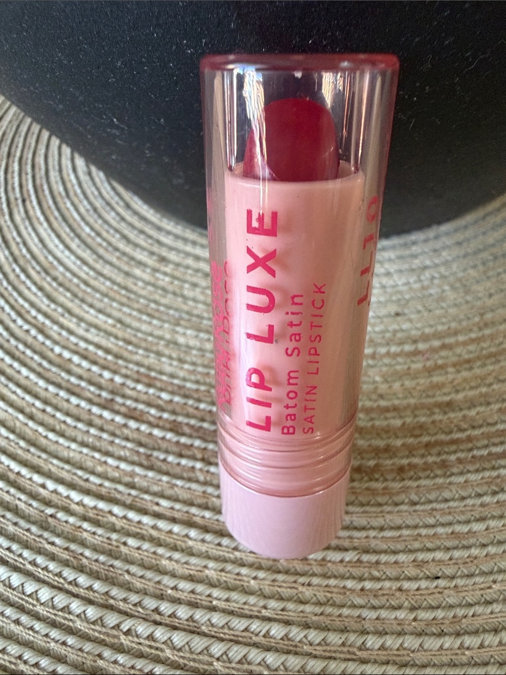 Ruby Rose Lip Luxe Satin Lipstick — Red Hydrating Finish